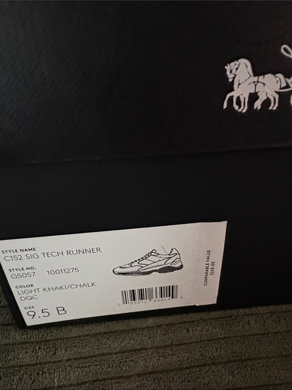 Coach Blush Pink Signature Runner Sneakers - Picture 2 of 8